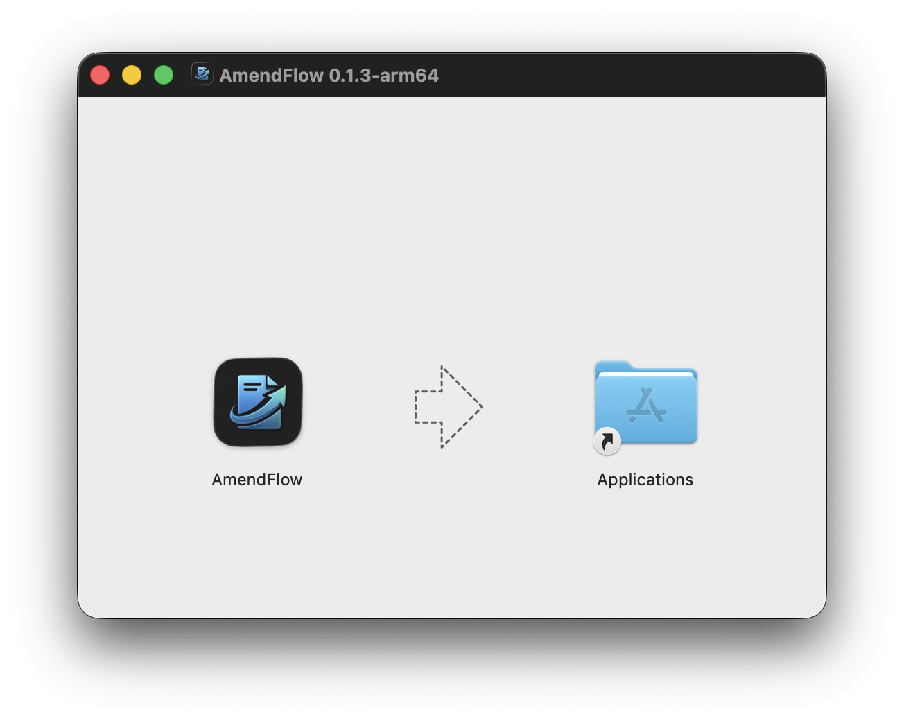 AmendFlow installer window